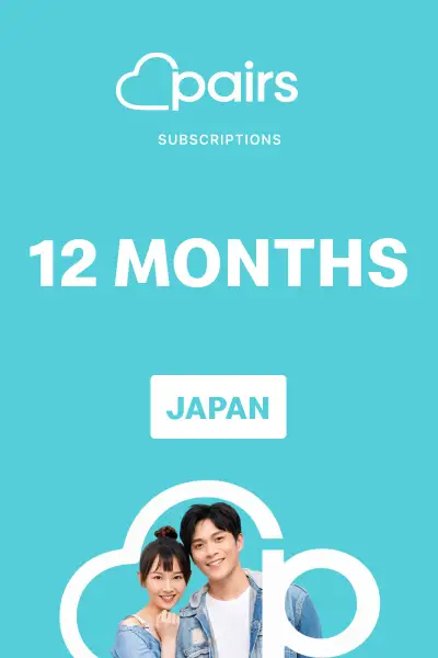 Pairs 12 Months Subscription (Japan) - Digital Key
