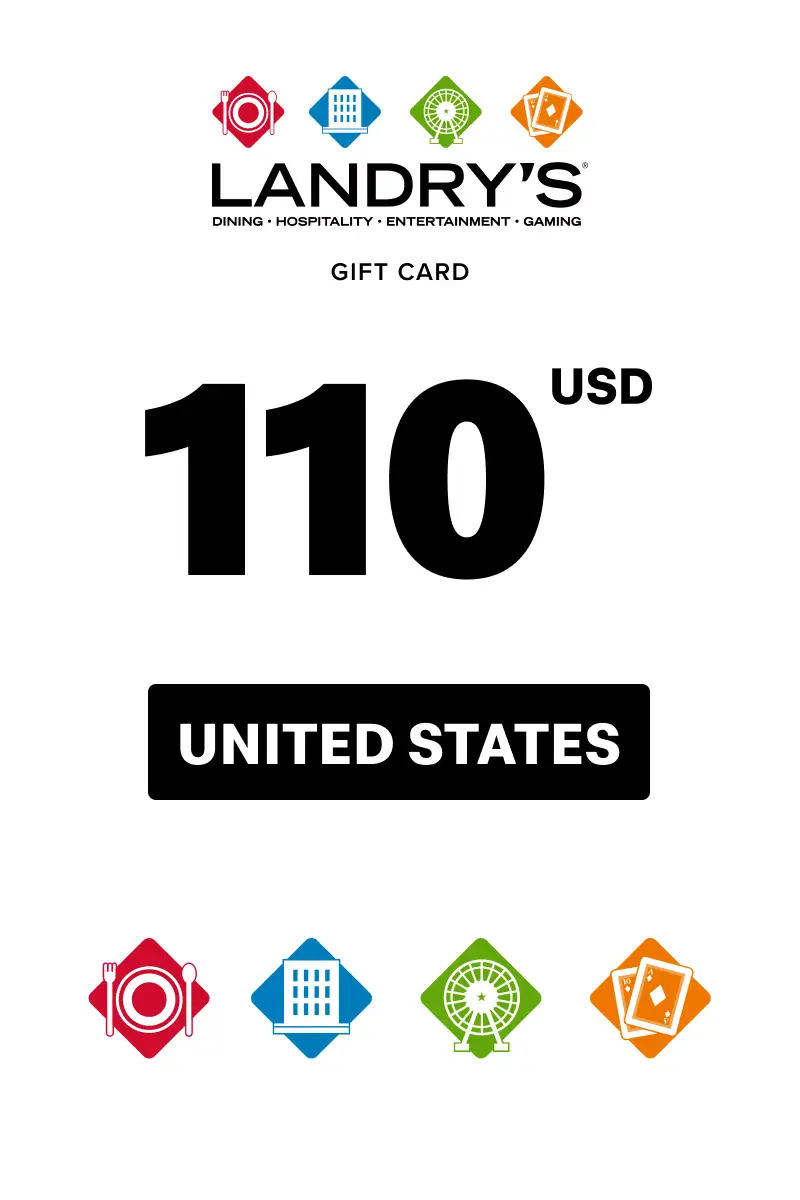 Landrys Restaurant 110 USD Gift Card (United States) - Digital Key