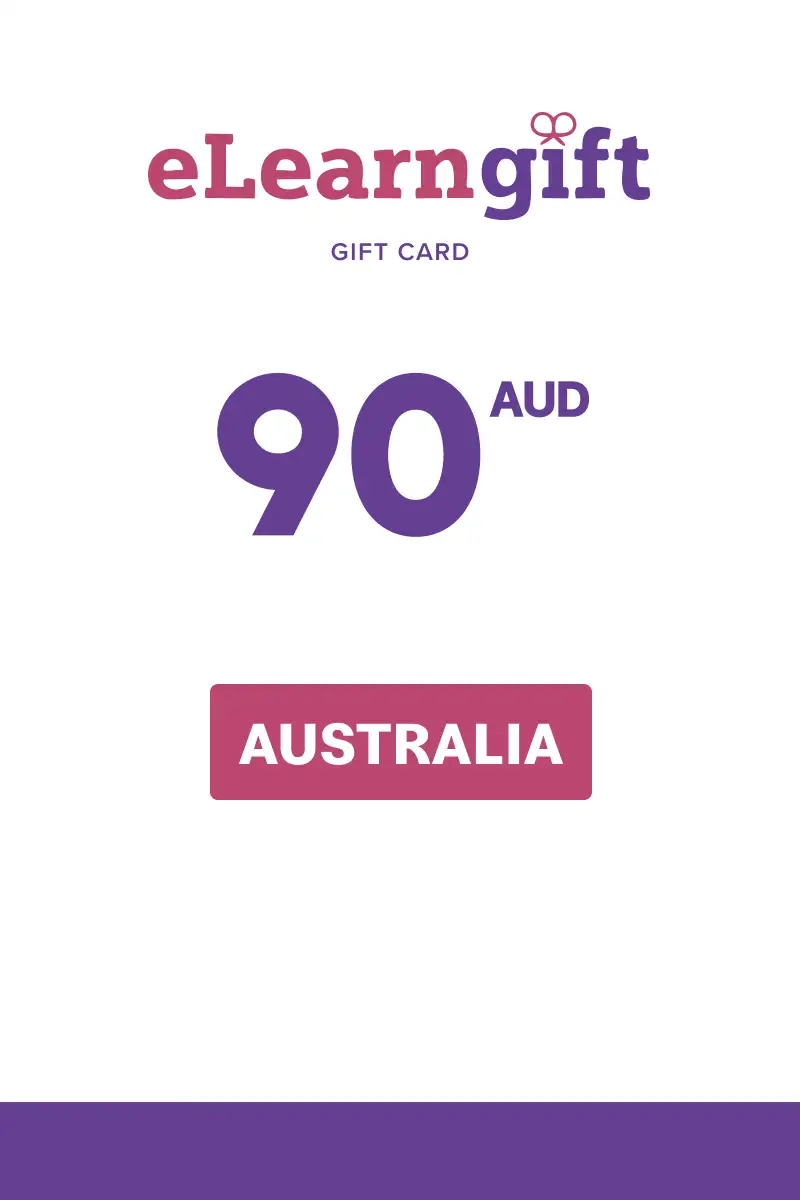 eLearnGift 90 AUD Gift Card (Australia) - Digital Key