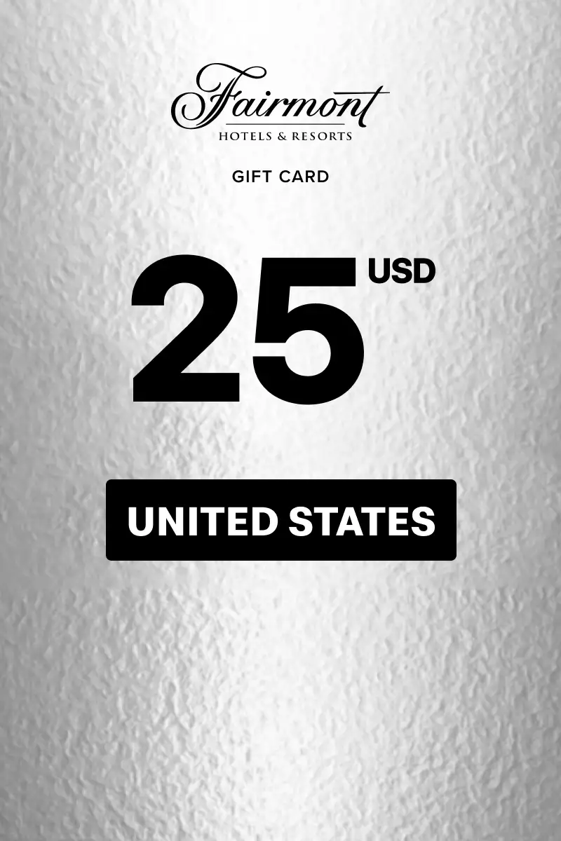 Fairmont Hotels and Resorts 25 USD Gift Card (United States) - Digital Key