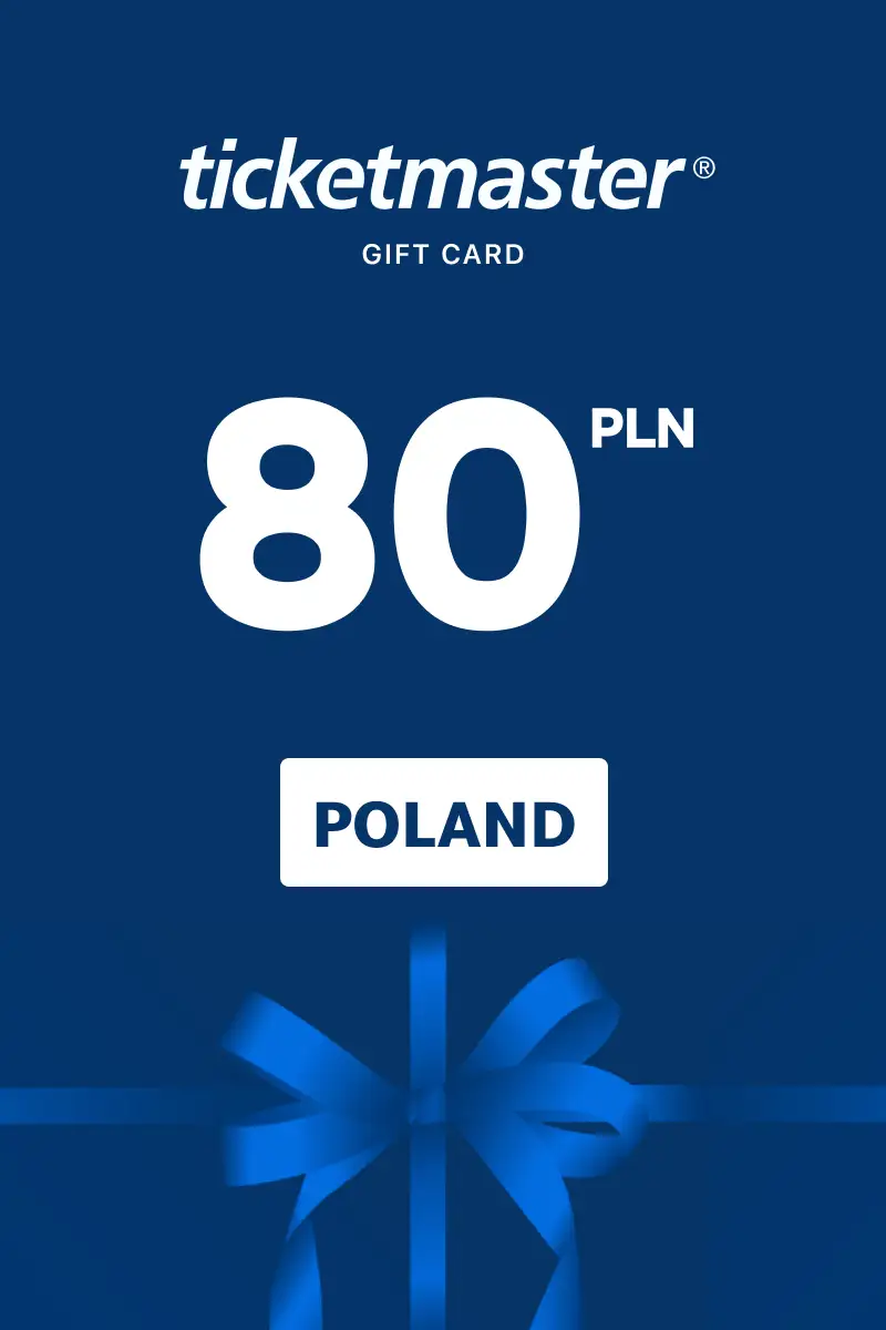 Ticketmaster 80 PLN Gift Card (Poland) - Digital Key