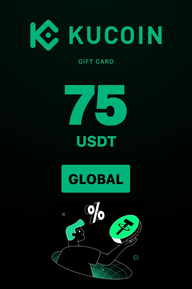 KuCoin Gift Card 75 USDT Gift Card (Global) - Digital Key