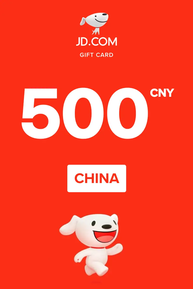 JD.com 500 CNY Gift Card (China) - Digital Key