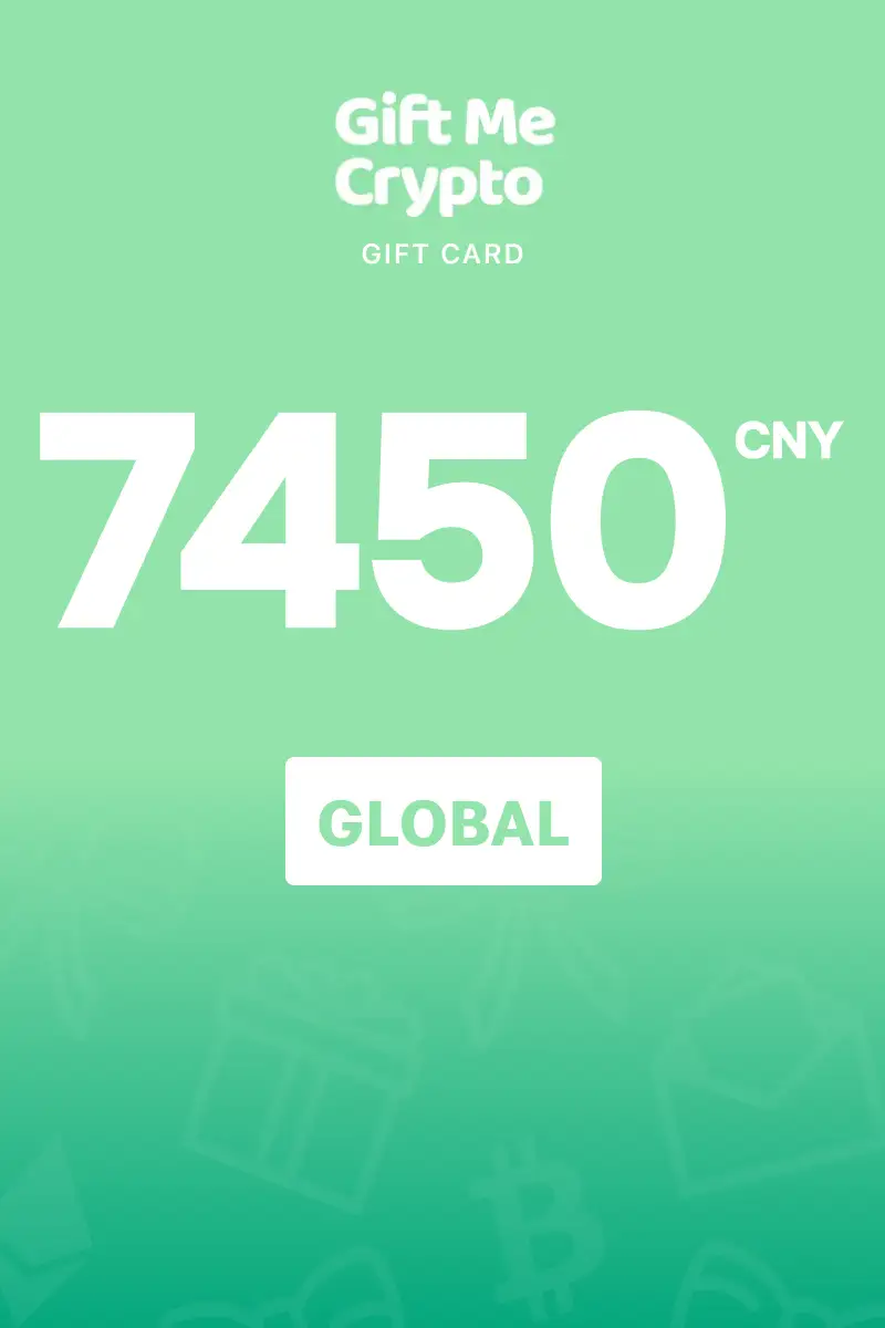 Gift Me Crypto 7450 CNY Gift Card (Global) - Digital Key