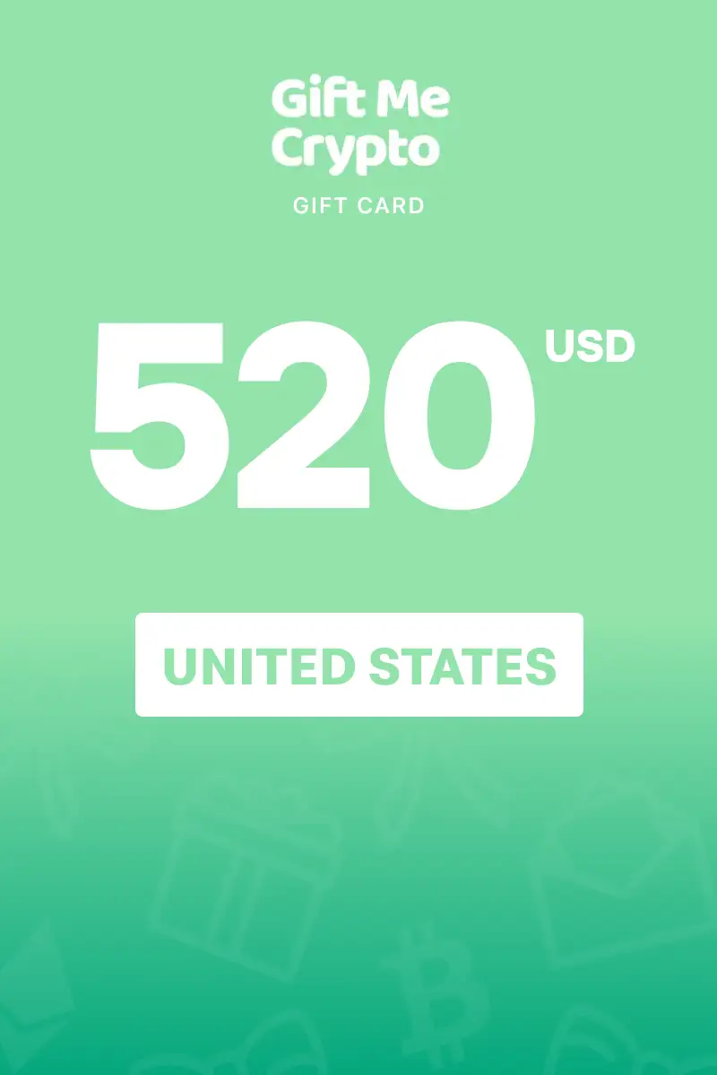 Gift Me Crypto (SOLANA) 520 USD Gift Card (United States) - Digital Key