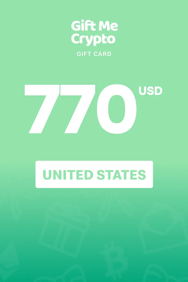 Gift Me Crypto (SOLANA) 770 USD Gift Card (United States) - Digital Key
