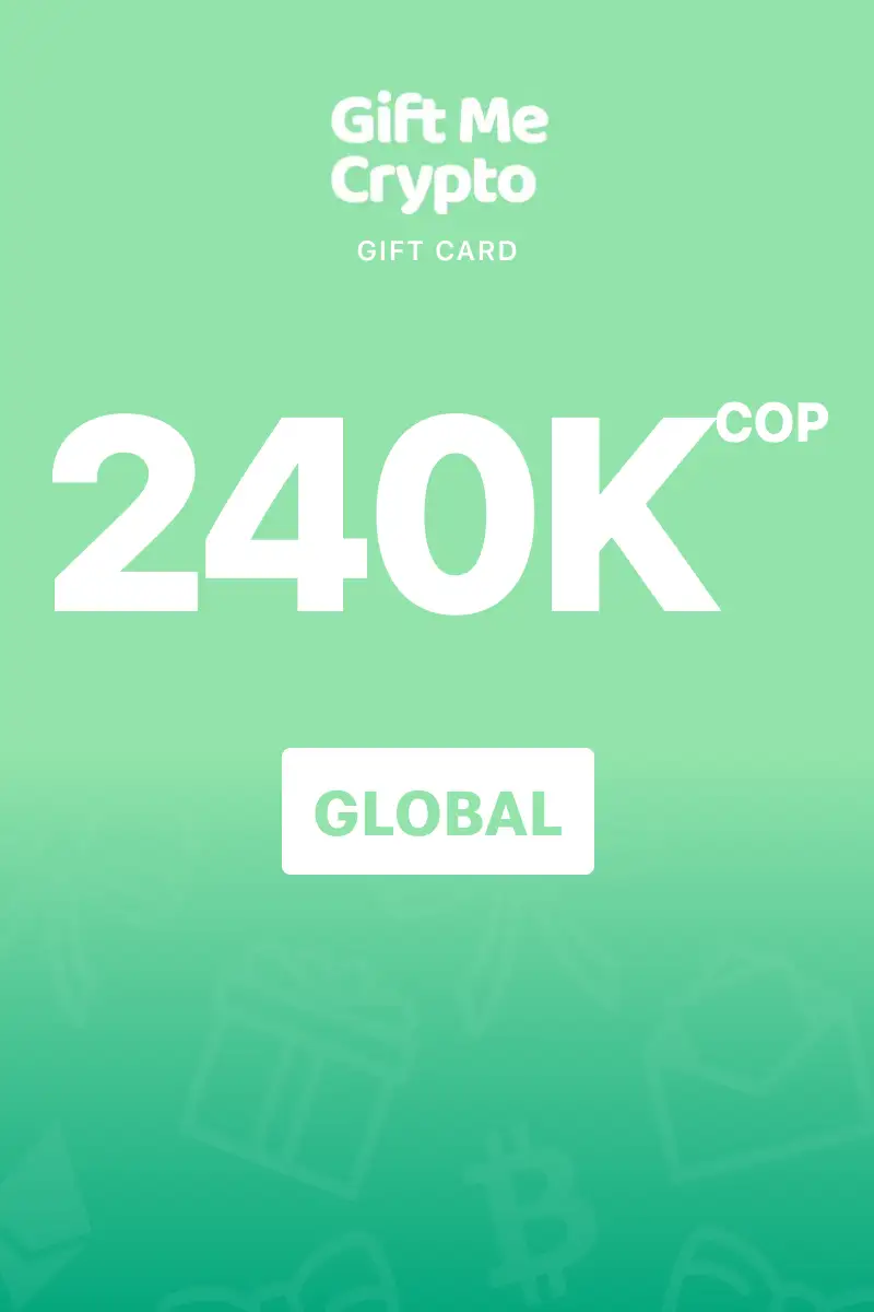 Gift Me Crypto 240000 COP Gift Card (Global) - Digital Key
