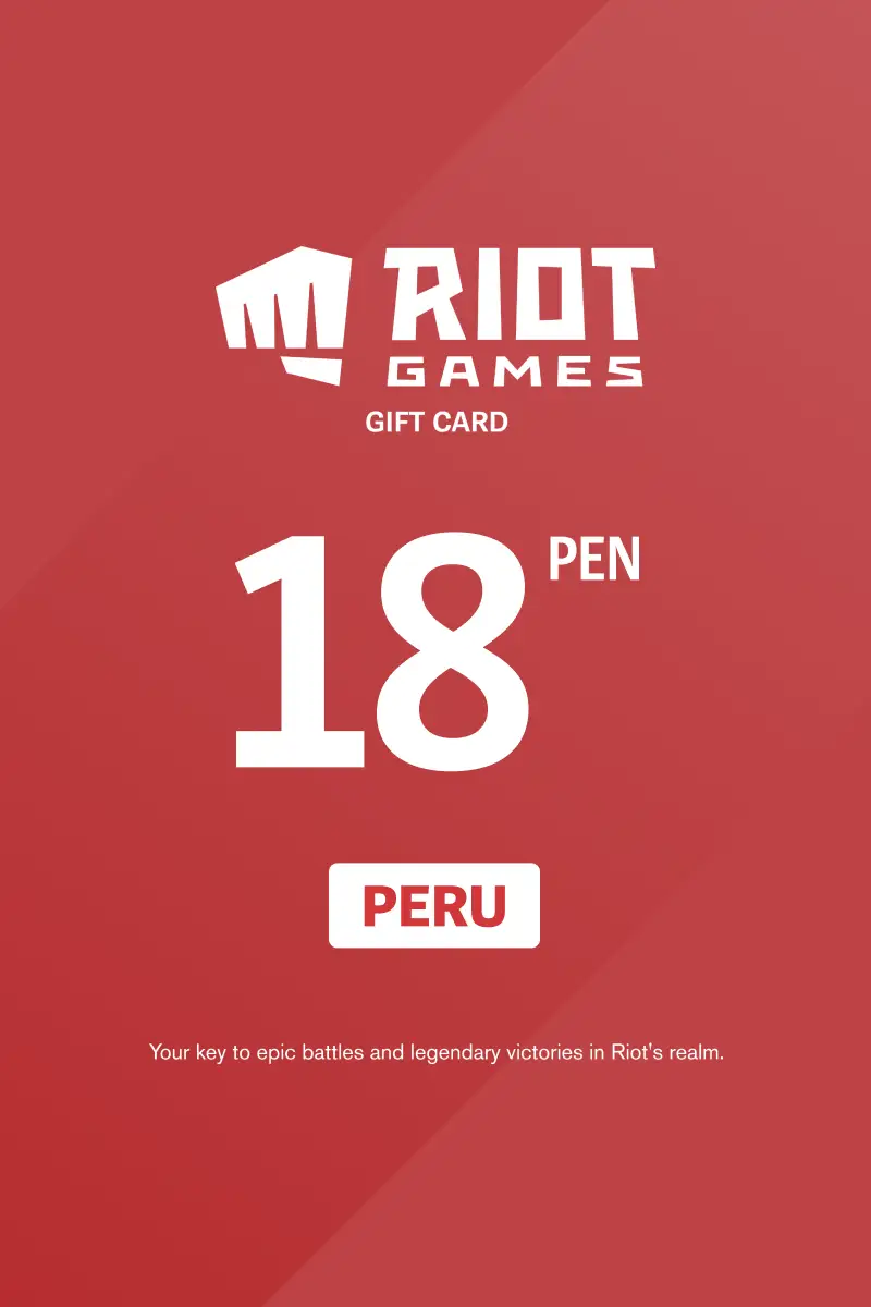 Riot Access 18 PEN Gift Card (Peru) - Digital Key