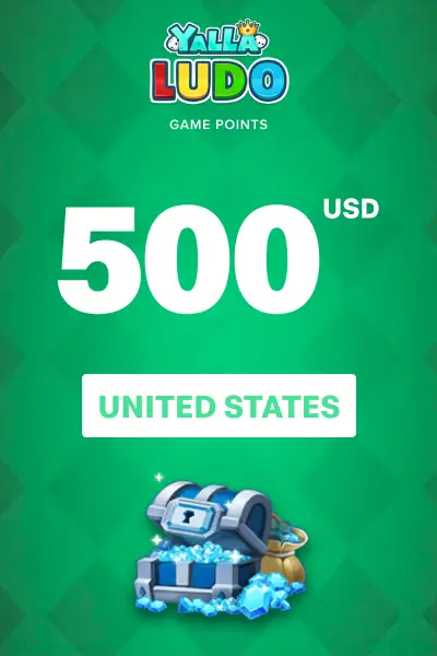 Yalla Ludo Diamonds 500 USD (United States) - Digital Key