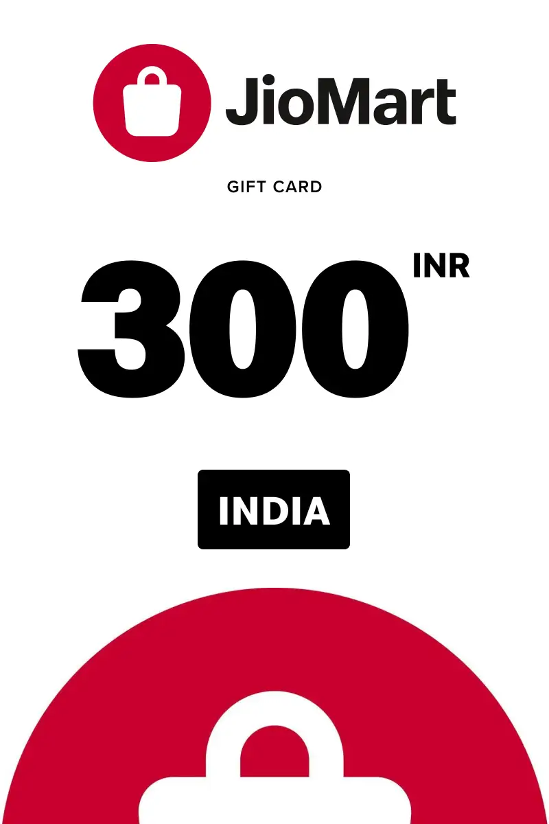Reliance JioMart 300 INR Gift Card (India) - Digital Key