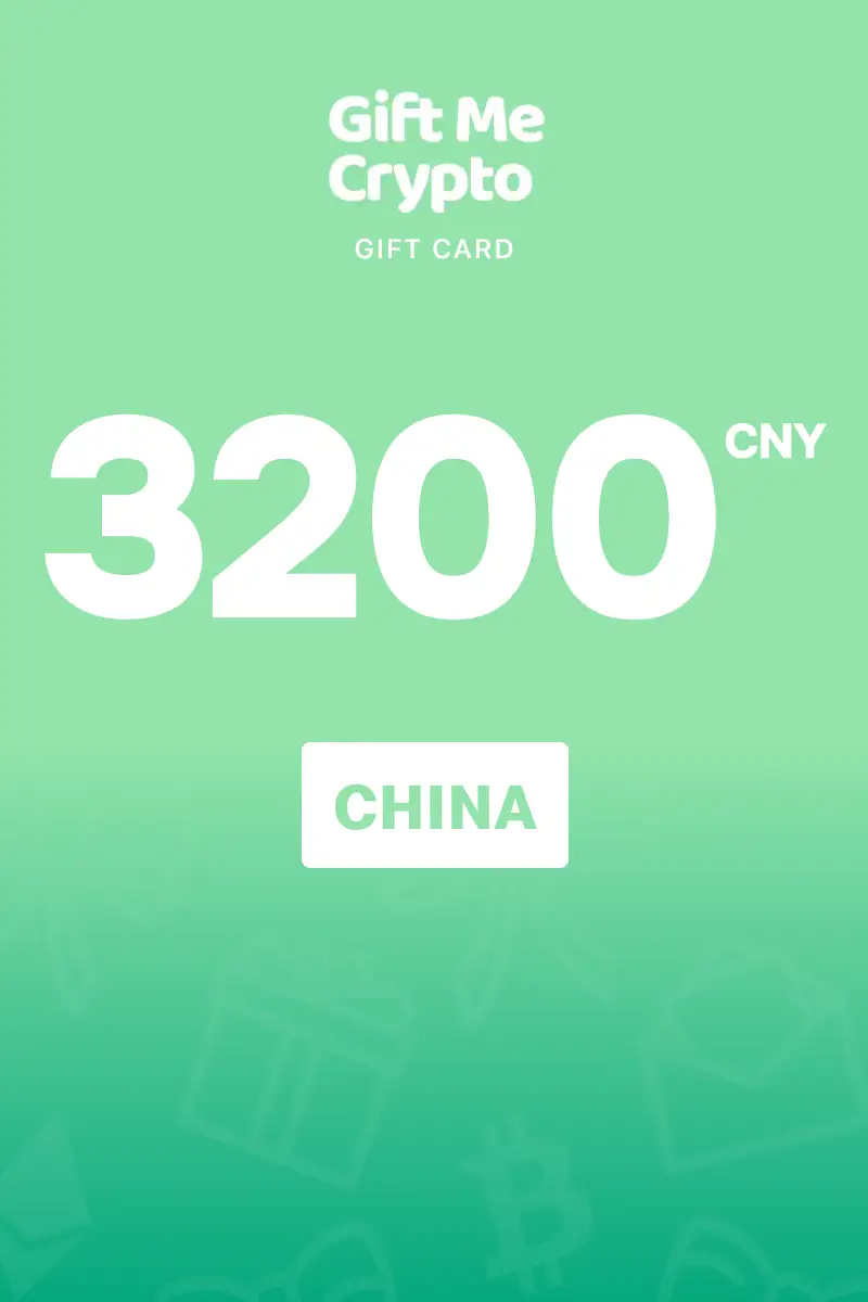 Gift Me Crypto 3200 CNY Gift Card (China) - Digital Key