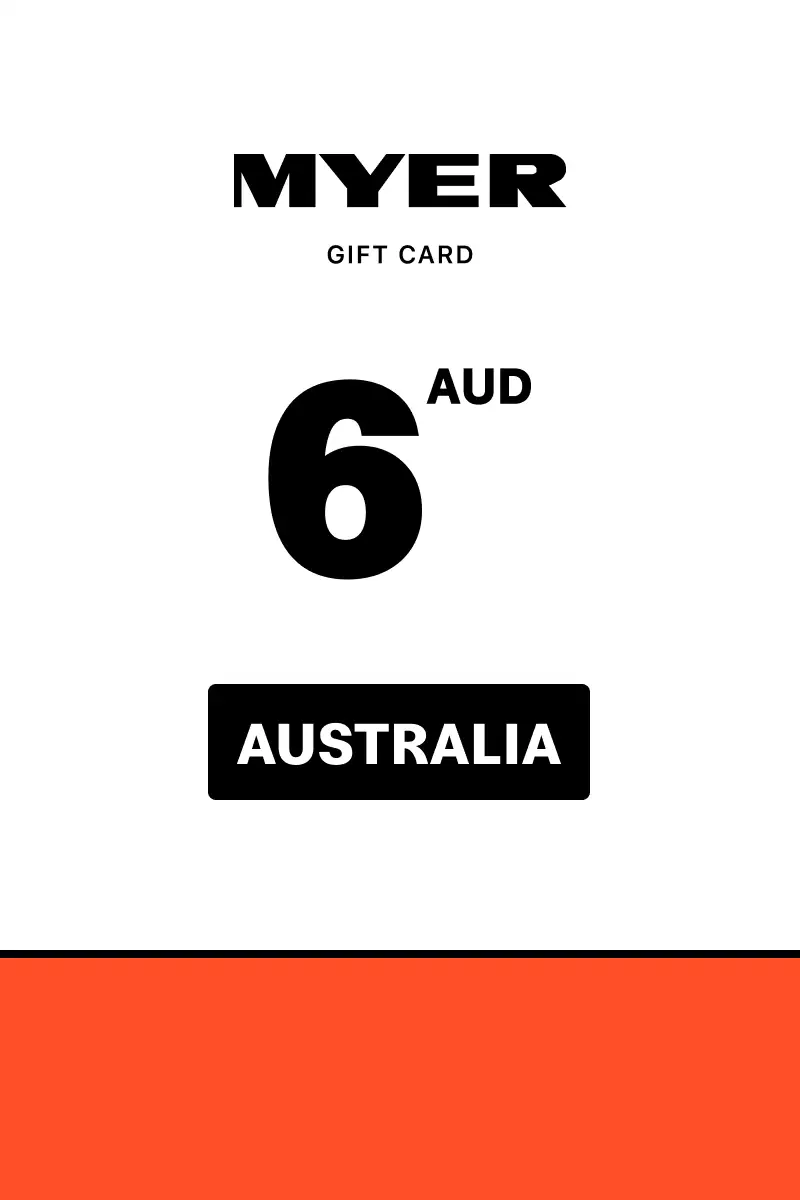 Myer 6 AUD Gift Card (Australia) - Digital Key