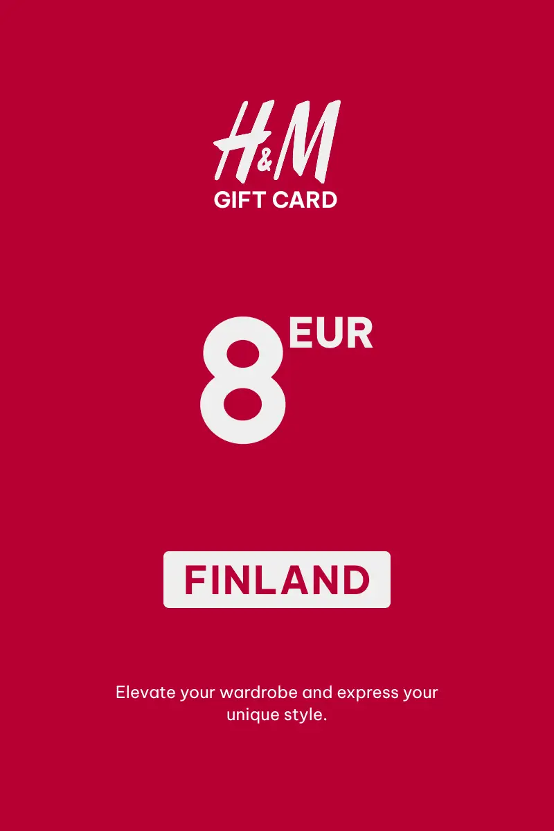 HandM 8 EUR Gift Card (Finland) - Digital Key