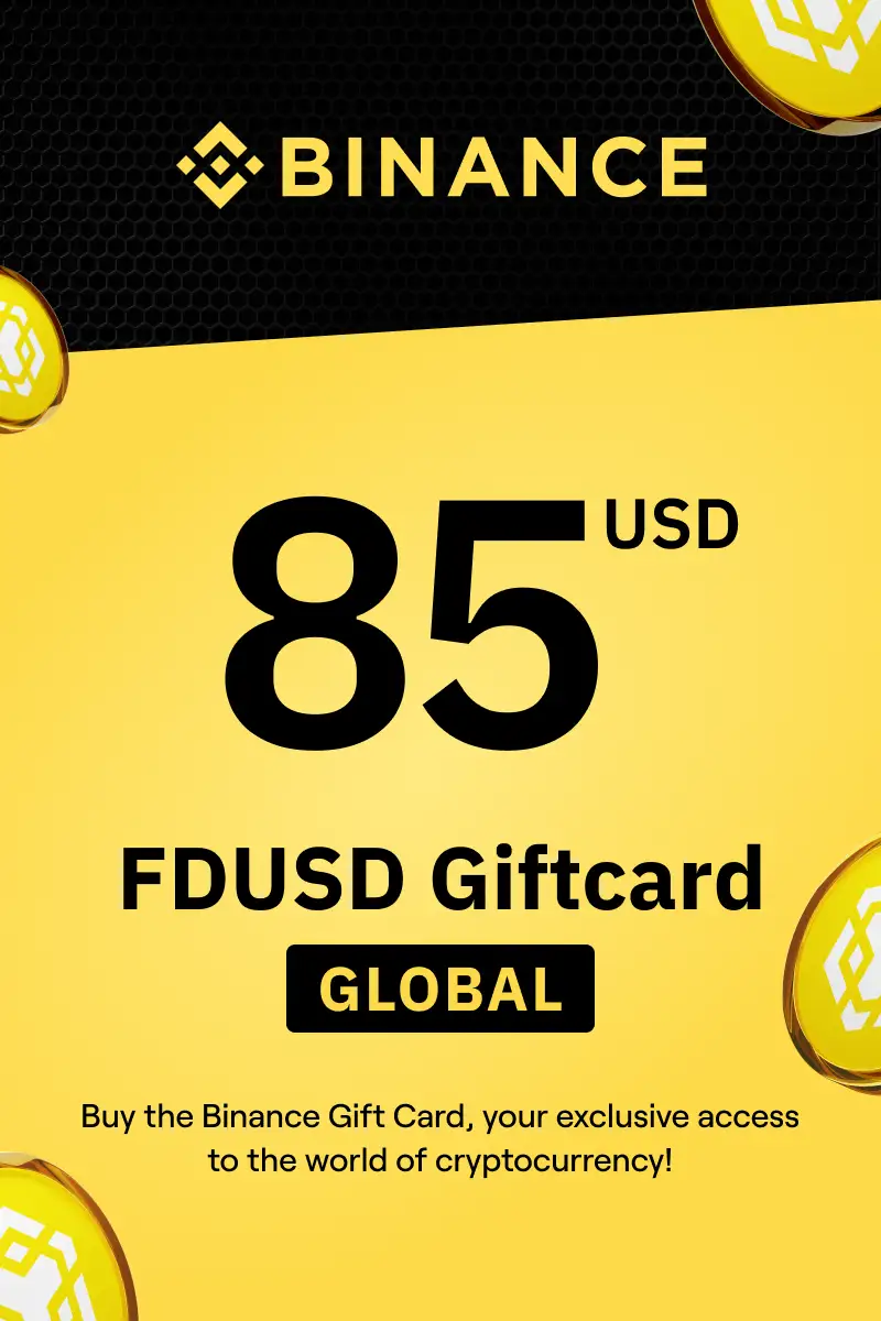 Binance (FDUSD) 85 USD Gift Card (Global) - Digital Key