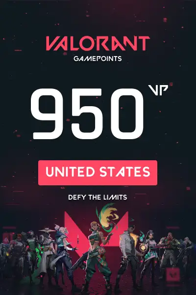 VALORANT 950 Valorant Points (United States) - Digital Key