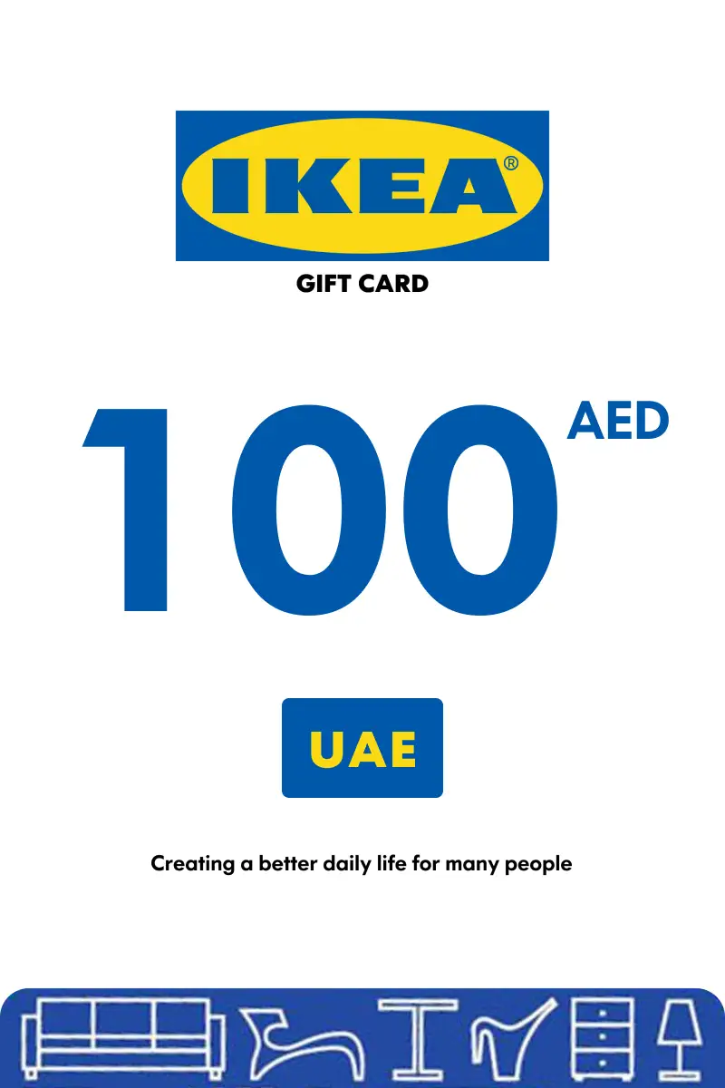 IKEA 100 AED Gift Card (United Arab Emirates) - Digital Key