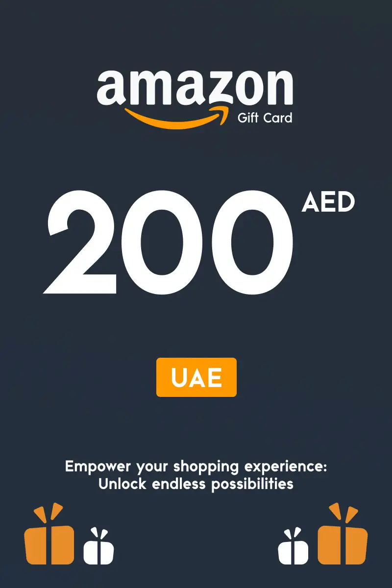 Amazon 200 AED Gift Card (United Arab Emirates) - Digital Key