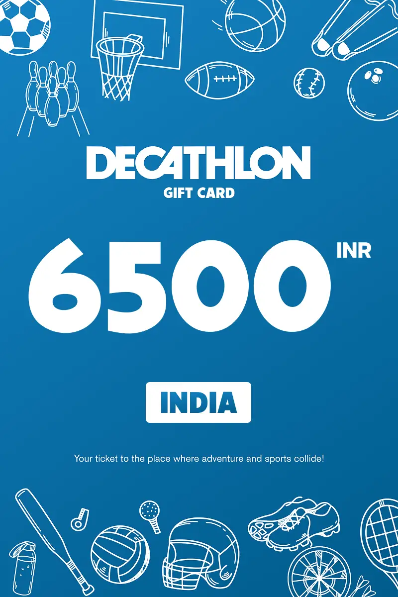 Decathlon 6500 INR Gift Card (India) - Digital Key