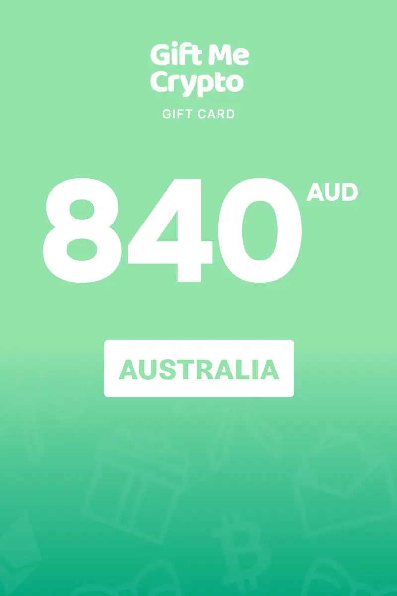 Gift Me Crypto 840 AUD Gift Card (Australia) - Digital Key