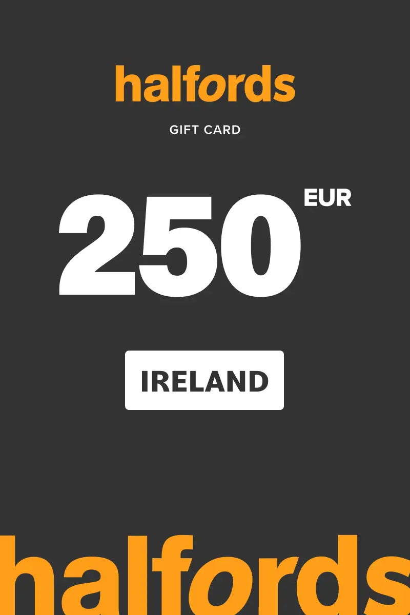 Halfords 250 EUR Gift Card (Ireland) - Digital Key