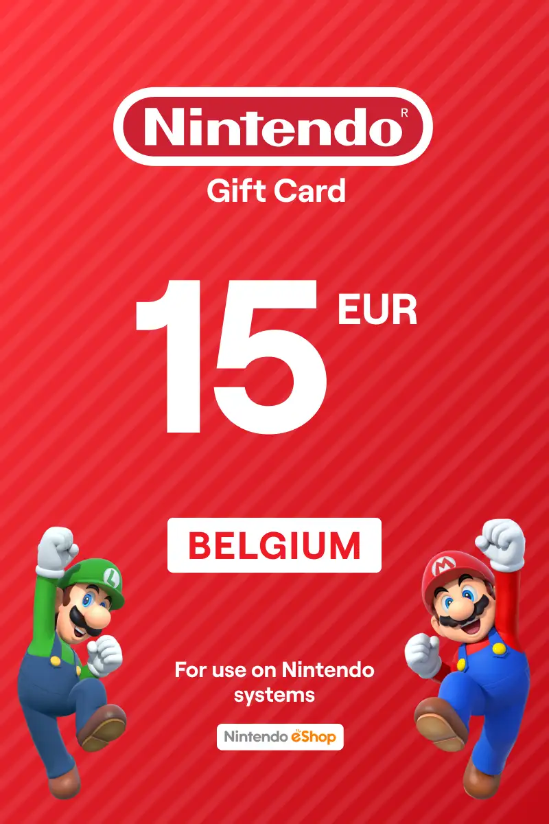 Nintendo eShop 15 EUR Gift Card (Belgium) - Digital Key