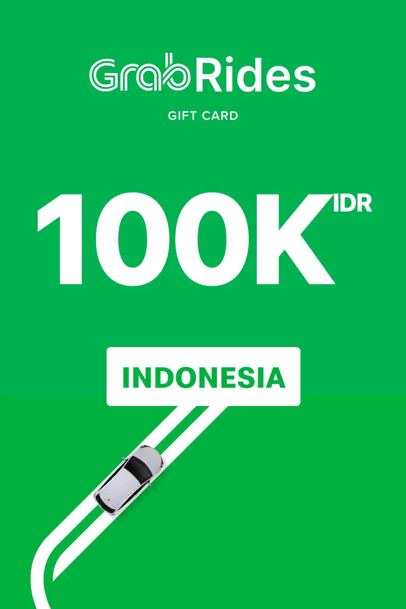 Grab Rides 100000 IDR Gift Card (Indonesia) - Digital Key
