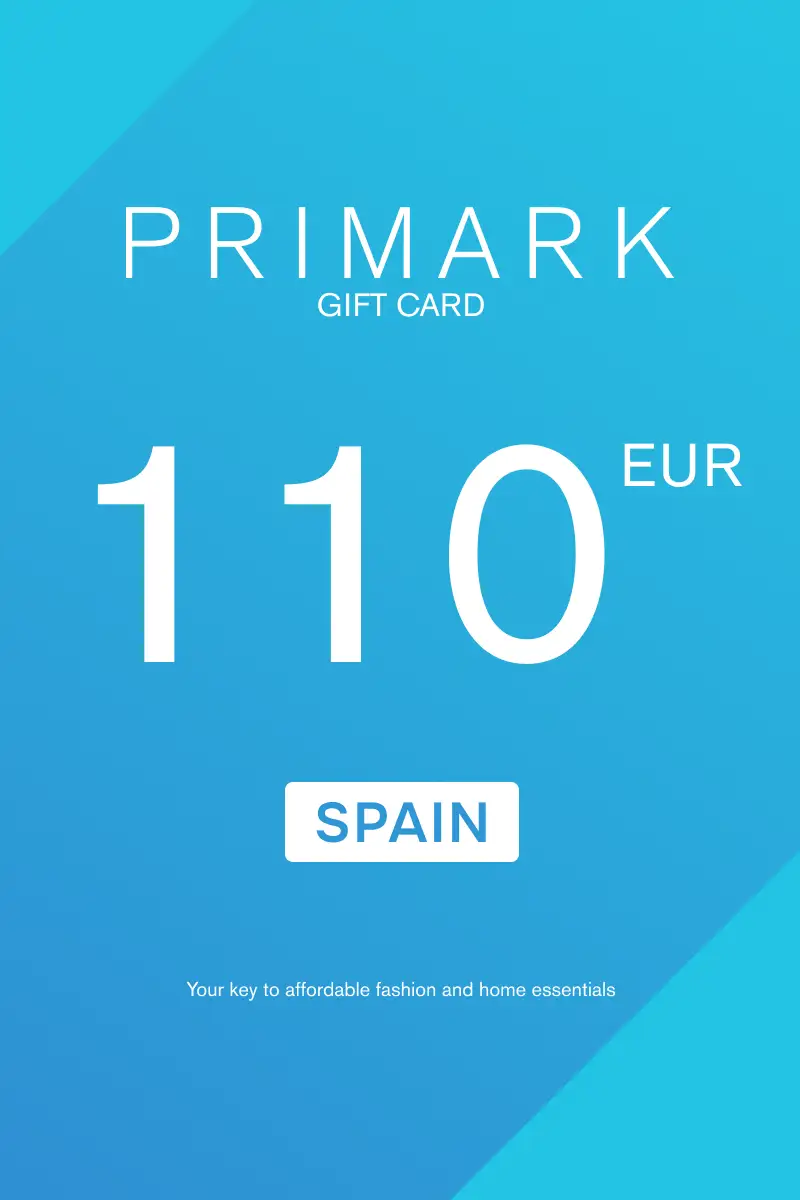Primark 110 EUR Gift Card (Spain) - Digital Key