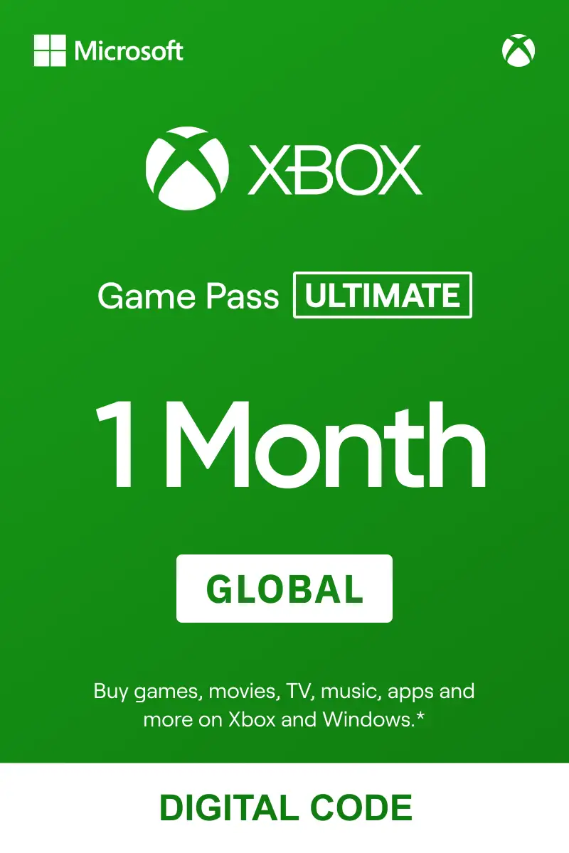 Buy Xbox Game Pass Ultimate 1 Month Xbox Live Digital Code