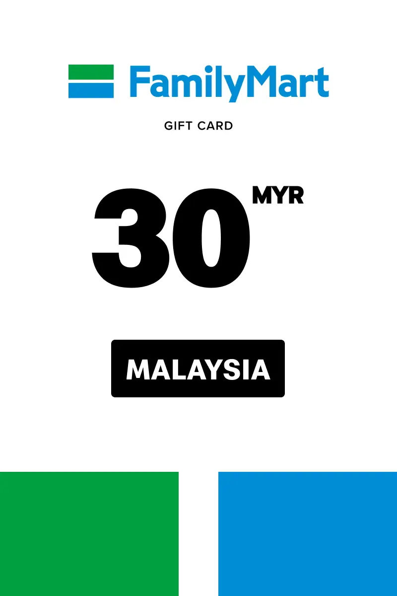 FamilyMart 30 MYR Gift Card (Malaysia) - Digital Key