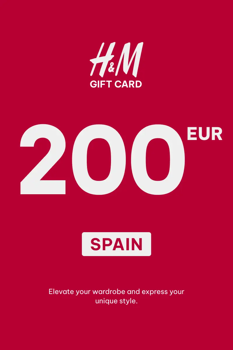 HandM 200 EUR Gift Card (Spain) - Digital Key