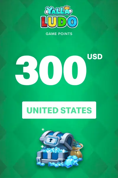 Yalla Ludo Diamonds 300 USD (United States) - Digital Key