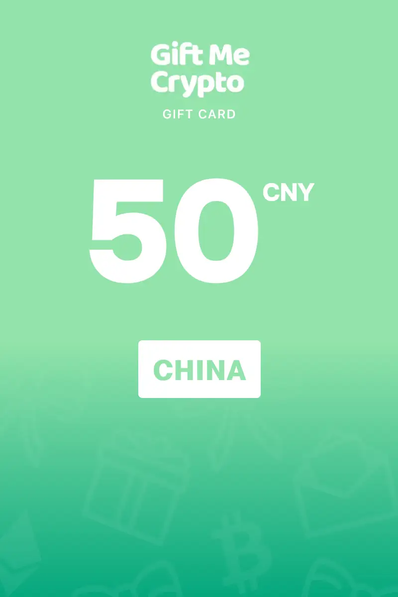 Gift Me Crypto 50 CNY Gift Card (China) - Digital Key