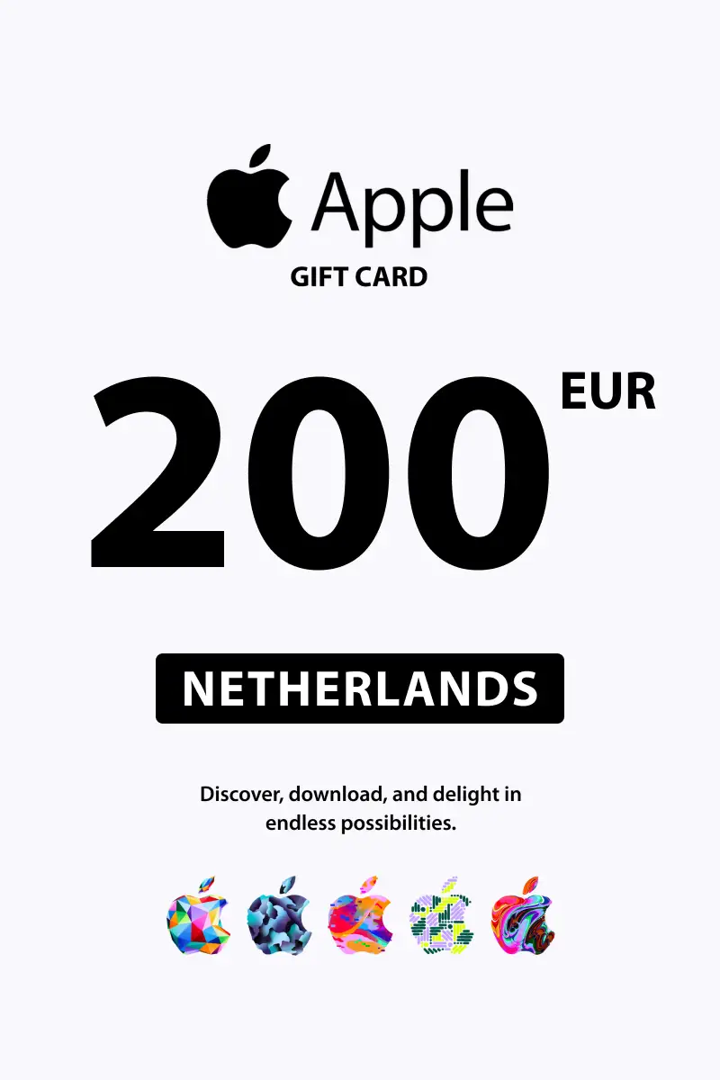 Apple 200 EUR Gift Card (Netherlands) - Digital Key