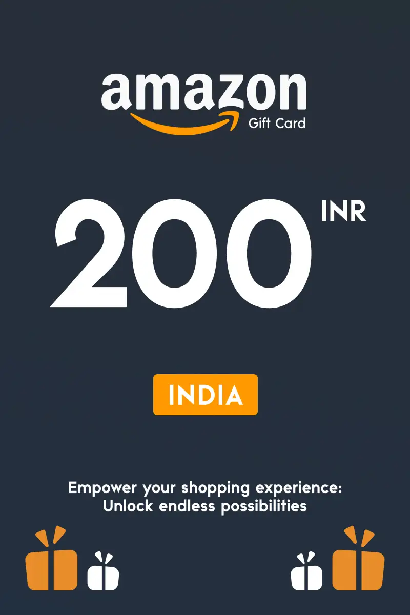 Amazon 200 INR Gift Card (India) - Digital Key