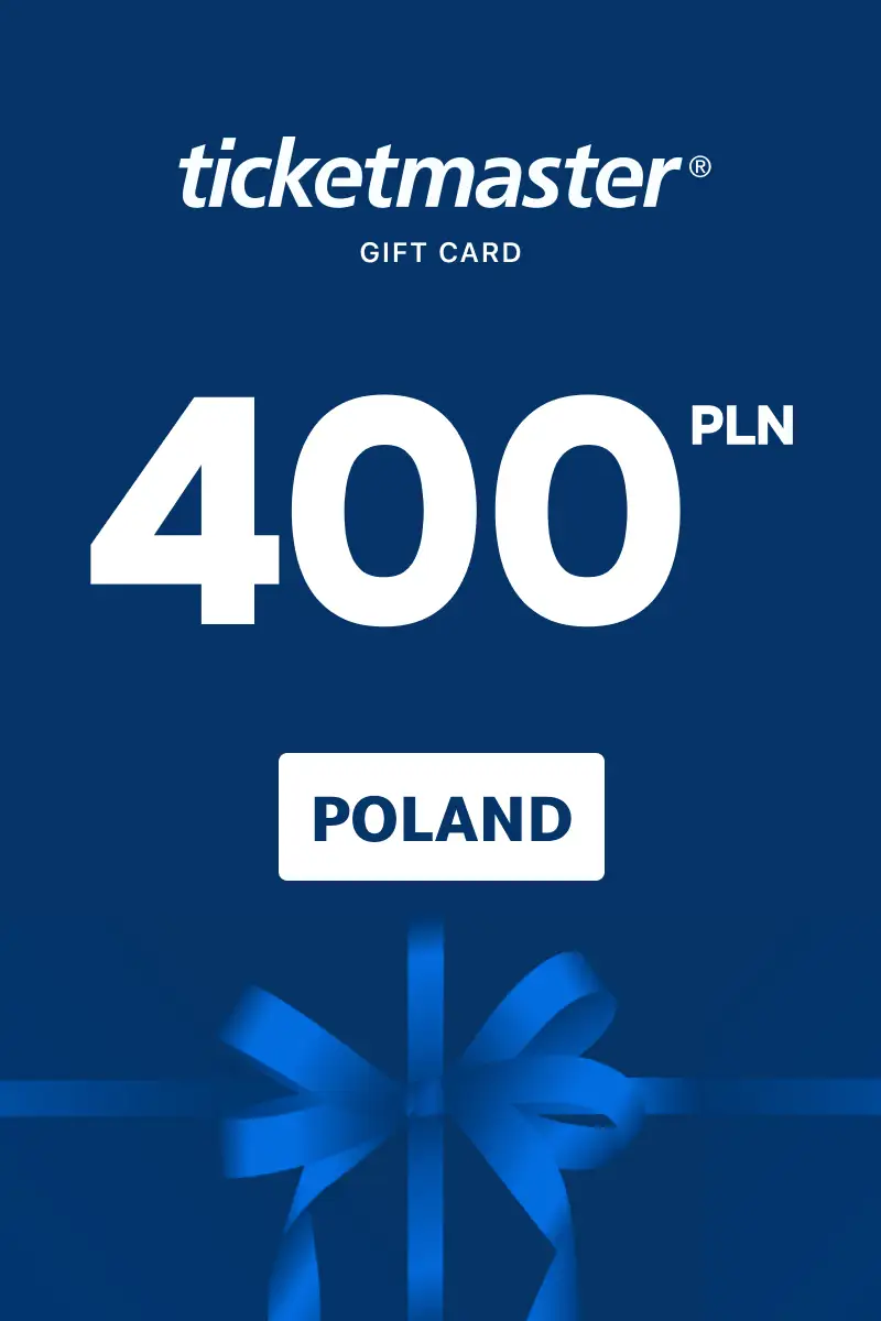 Ticketmaster 400 PLN Gift Card (Poland) - Digital Key