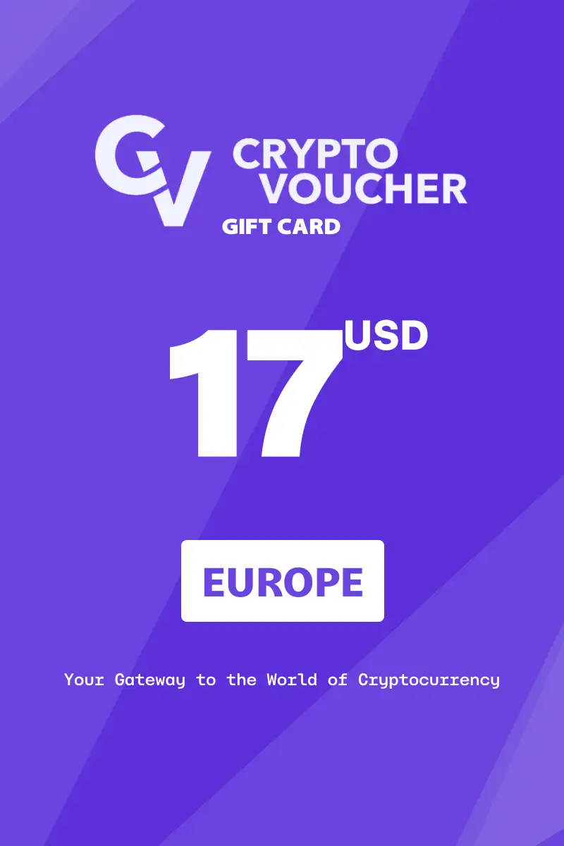 Crypto Voucher (BTC) 17 USD Gift Card (Europe) - Digital Key