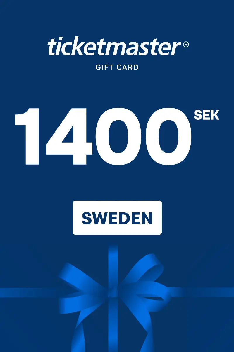Ticketmaster 1400 SEK Gift Card (Sweden) - Digital Key