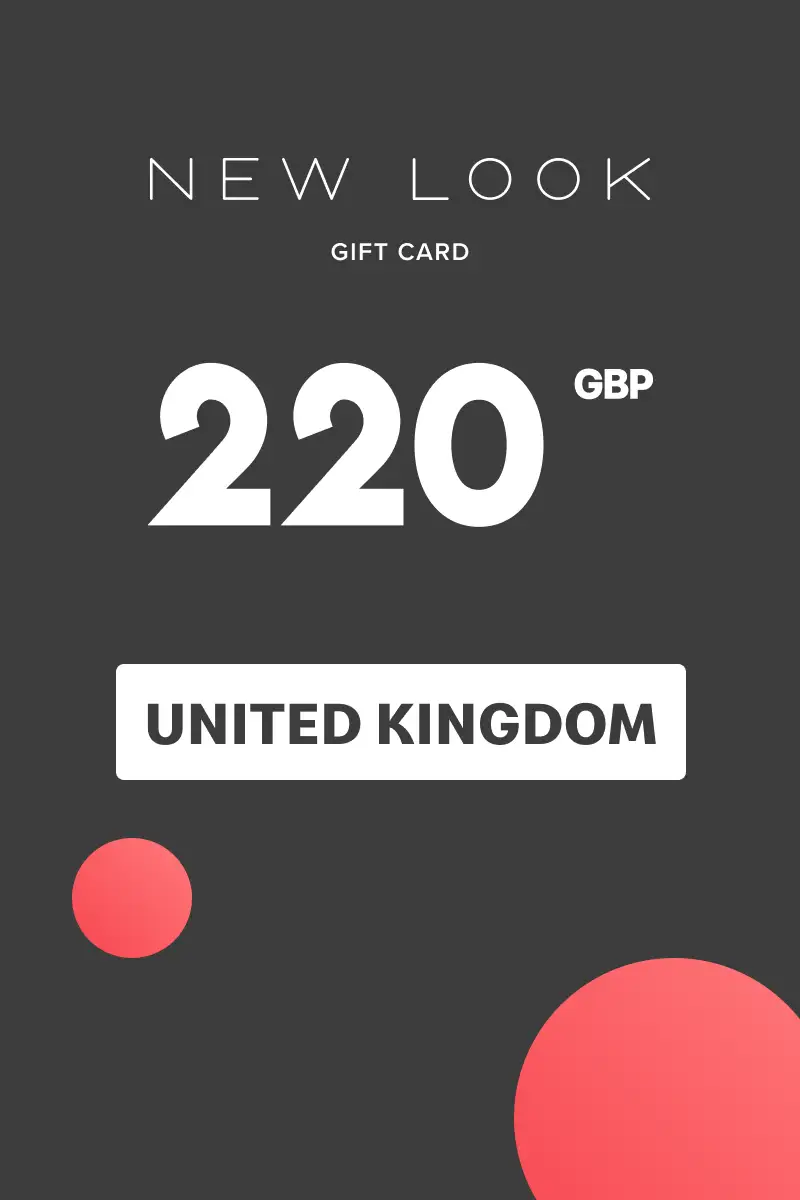 New Look 220 GBP Gift Card (United Kingdom) - Digital Key