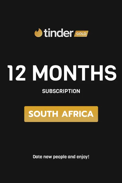 Tinder Gold 12 Months Subscription (South Africa) - Digital Key
