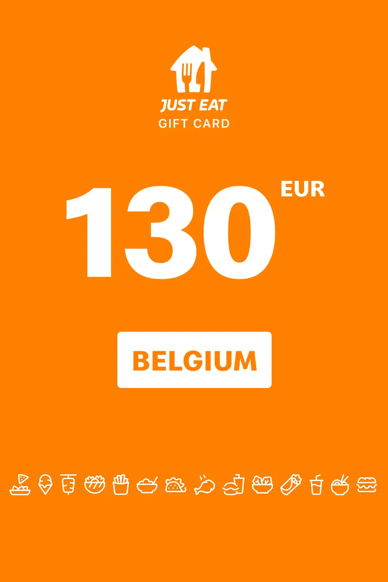 Just Eat 130 EUR Gift Card (Belgium) - Digital Key