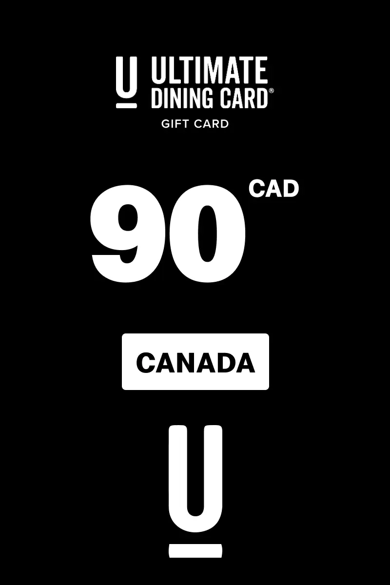 The Ultimate Dining 90 CAD Gift Card (Canada) - Digital Key