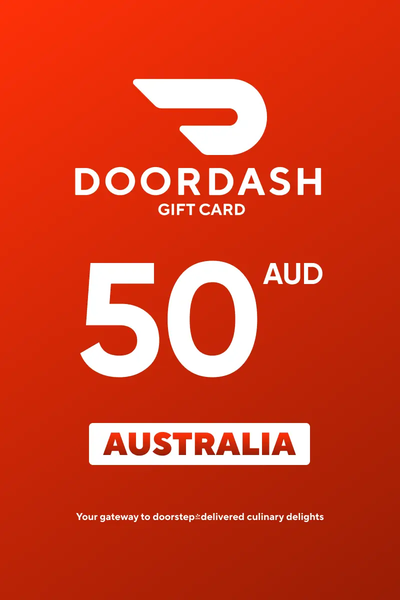 DoorDash 50 AUD Gift Card (Australia) - Digital Key