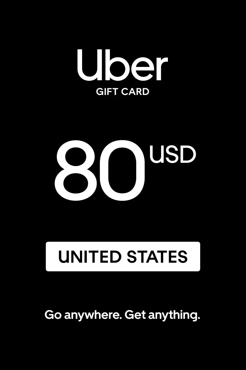 Uber 80 USD Gift Card (United States) - Digital Key