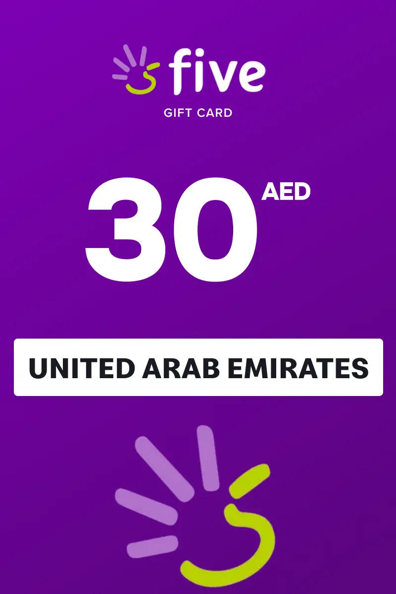 Five Calling Cards 30 AED Gift Card (United Arab Emirates) - Digital Key