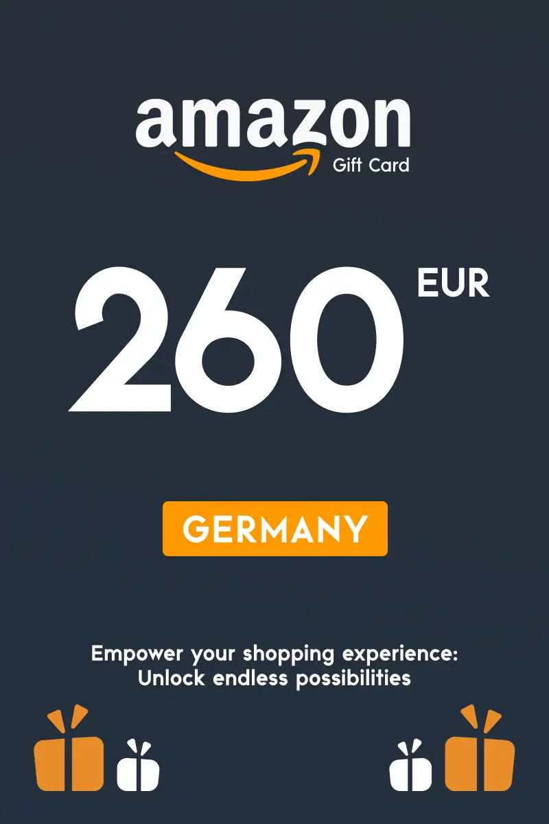 Amazon 260 EUR Gift Card (Germany) - Digital Key
