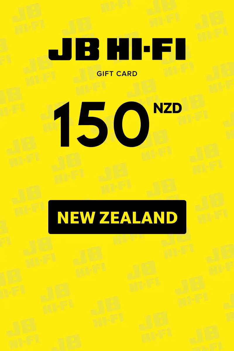 JB HI-FI 150 NZD Gift Card (New Zealand) - Digital Key