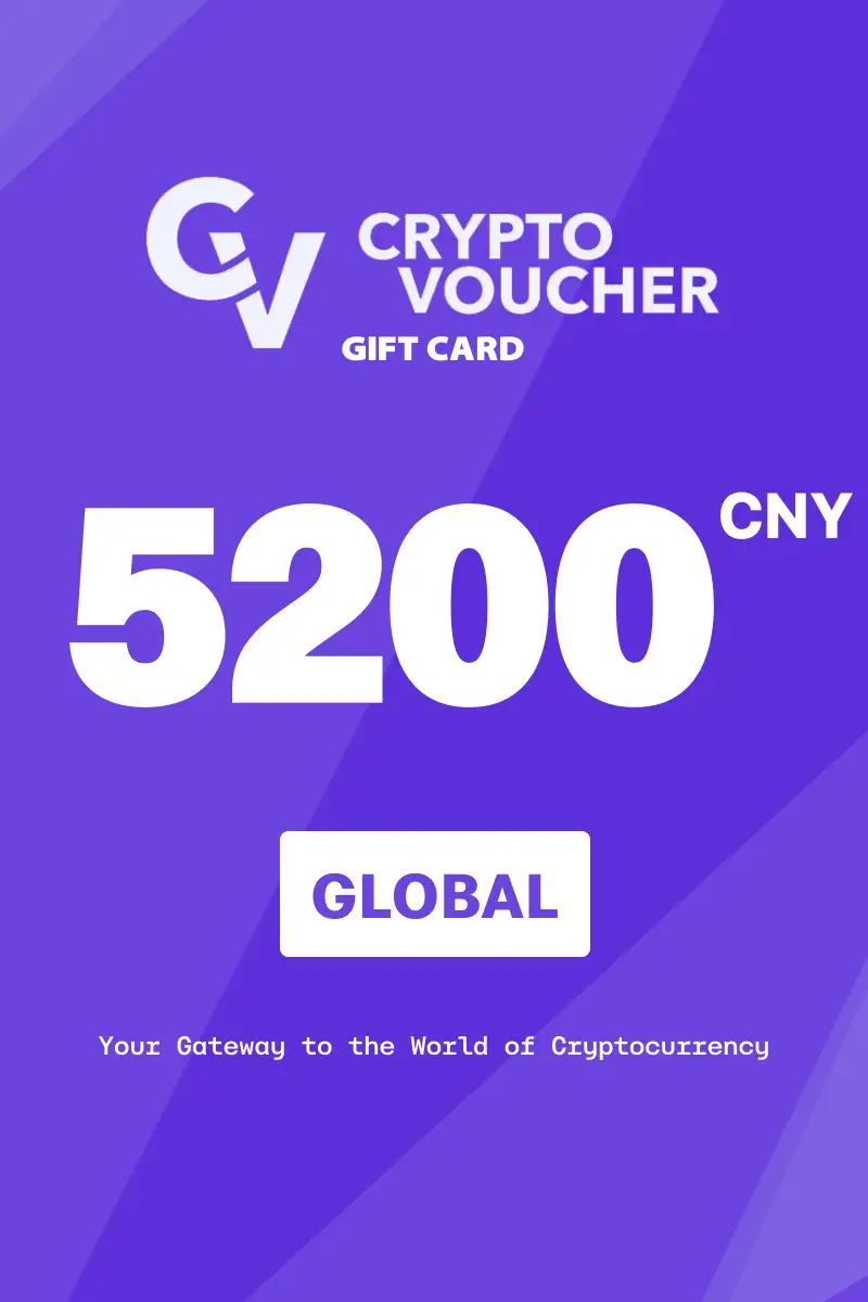 Crypto Voucher 5200 CNY Gift Card (Global) - Digital Key