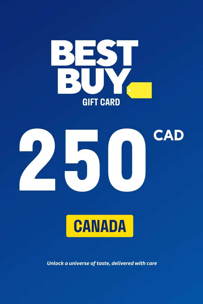 Best Buy 250 CAD Gift Card (Canada) - Digital Key