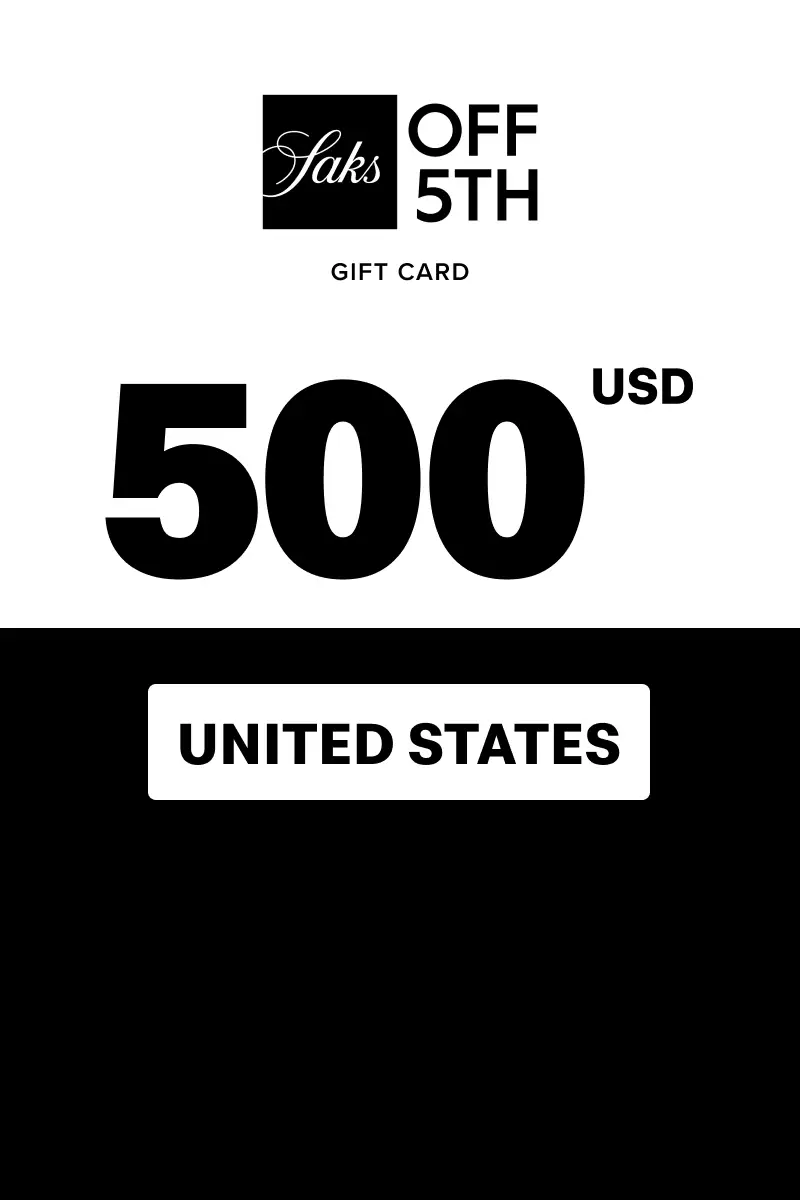 Saks OFF 5TH 500 USD Gift Card (United States) - Digital Key