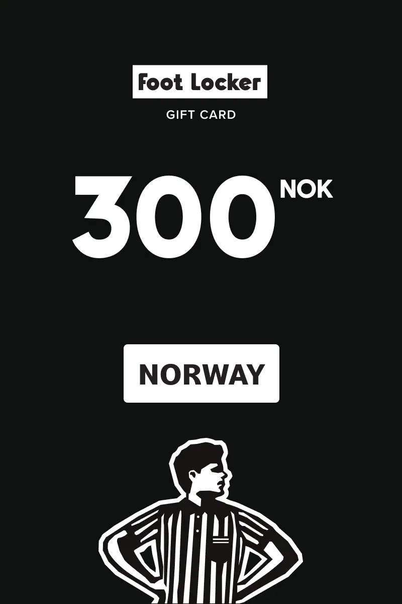 Foot Locker 300 NOK Gift Card (Norway) - Digital Key